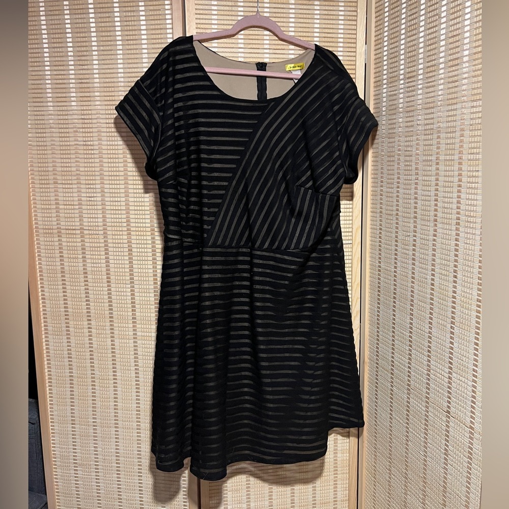 Black & Nude ModCloth Fit & Flare